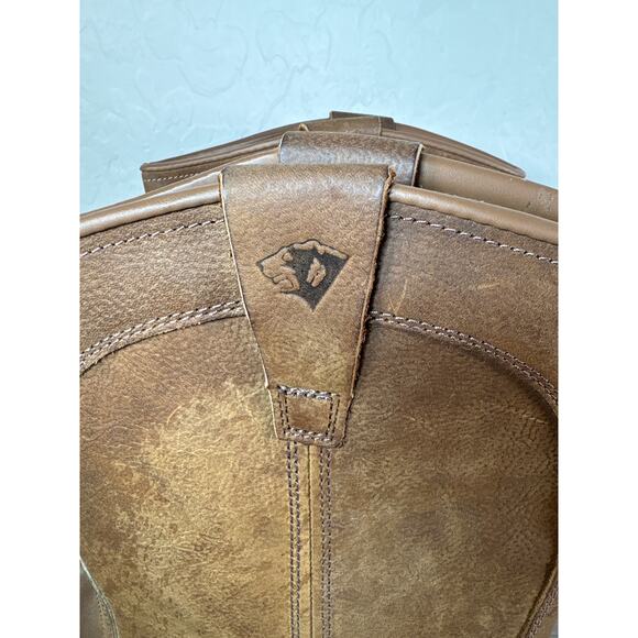 Herman Survivors Mens Work Boots Size 14 Waterproof Steel Toe Brown Leather - Picture 3 of 10